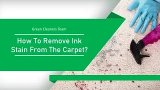 How To Remove Ink Stain From The Carpet | DIY Cleaning Tips