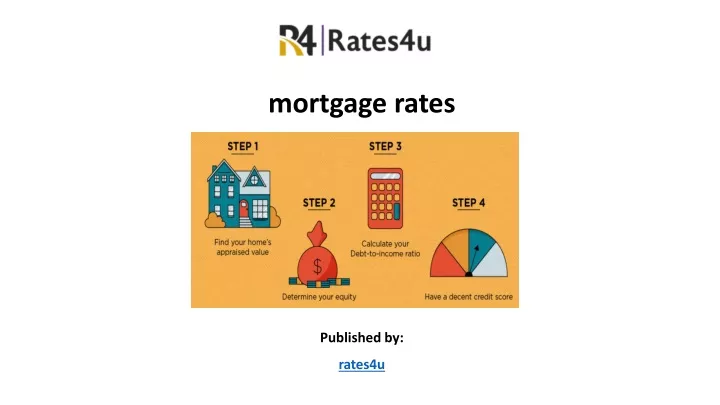 mortgage rates published by rates4u