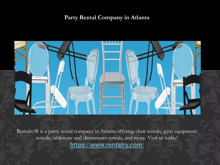 party rental company in atlanta