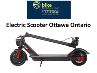 Electric Scooter Ottawa Ontario