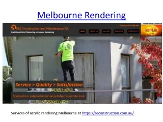 melbourne rendering