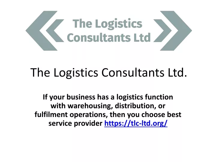 the logistics consultants ltd