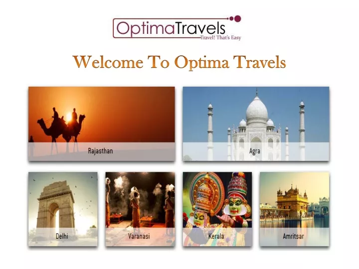 welcome to optima travels