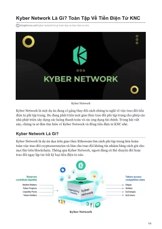 kyber network l g to n t p v ti n i n t knc