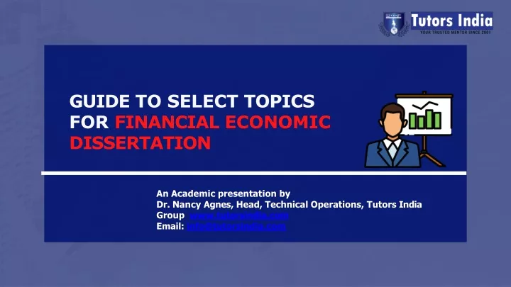 guide to select topics for financial economic dissertation