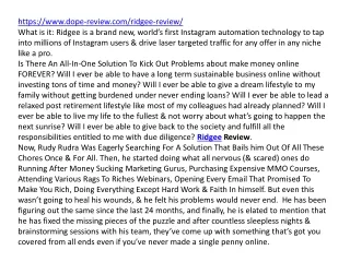 https www dope review com ridgee review what
