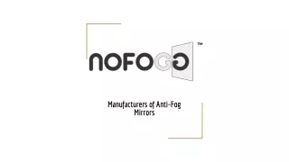 manufacturers of anti fog mirrors