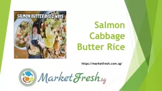 Salmon Cabbage Butter Rice