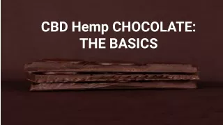 CBD Hemp CHOCOLATE_ THE BASICS