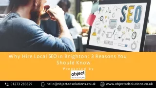 Why Hire Local SEO in Brighton 3 Reasons You Should Know