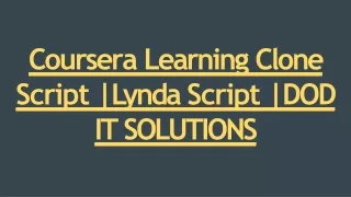 course r a learning clone