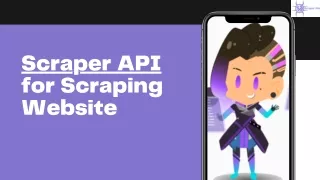 web scraping api