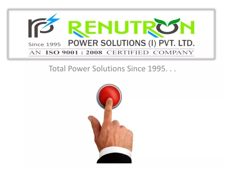 total power solutions since 1995