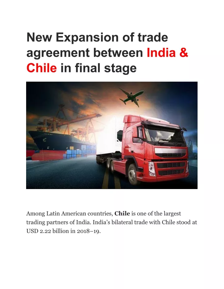 new expansion of trade agreement between india