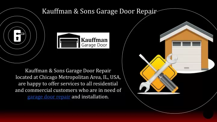 kauffman sons garage door repair