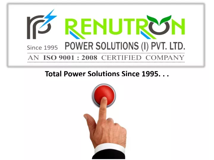 total power solutions since 1995