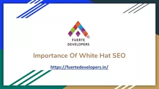 Importance Of White Hat SEO