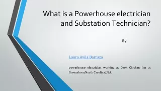 Powerhouse electrician by Laura Avila Barraza