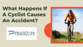 What Happens If A Cyclist Causes An Accident?
