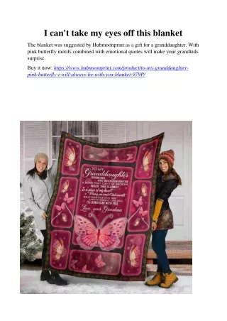 i can t take my eyes off this blanket