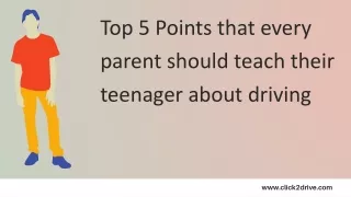 top 5 points that every parent should teach their