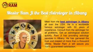 Get Resolved Your Issues by the Best Astrologer in Albany