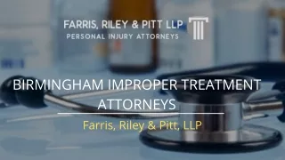 Birmingham Improper Treatment Attorneys