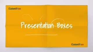 presentation boxes