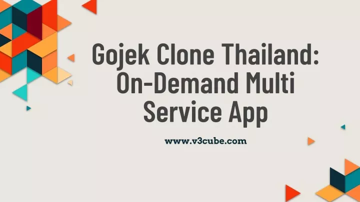 gojek clone thailand on demand multi service app