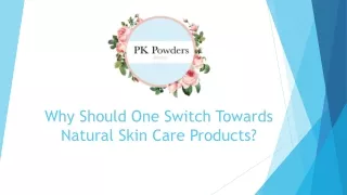 Natural Skin Care Products | PK Powders