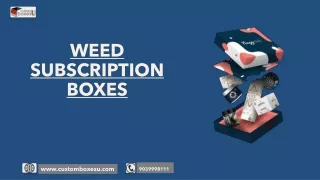 We offer you the best quality Weed Subscription Boxes in Texas, USA