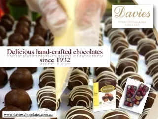 The Testiest Handmade chocolates of Davies Chocolate