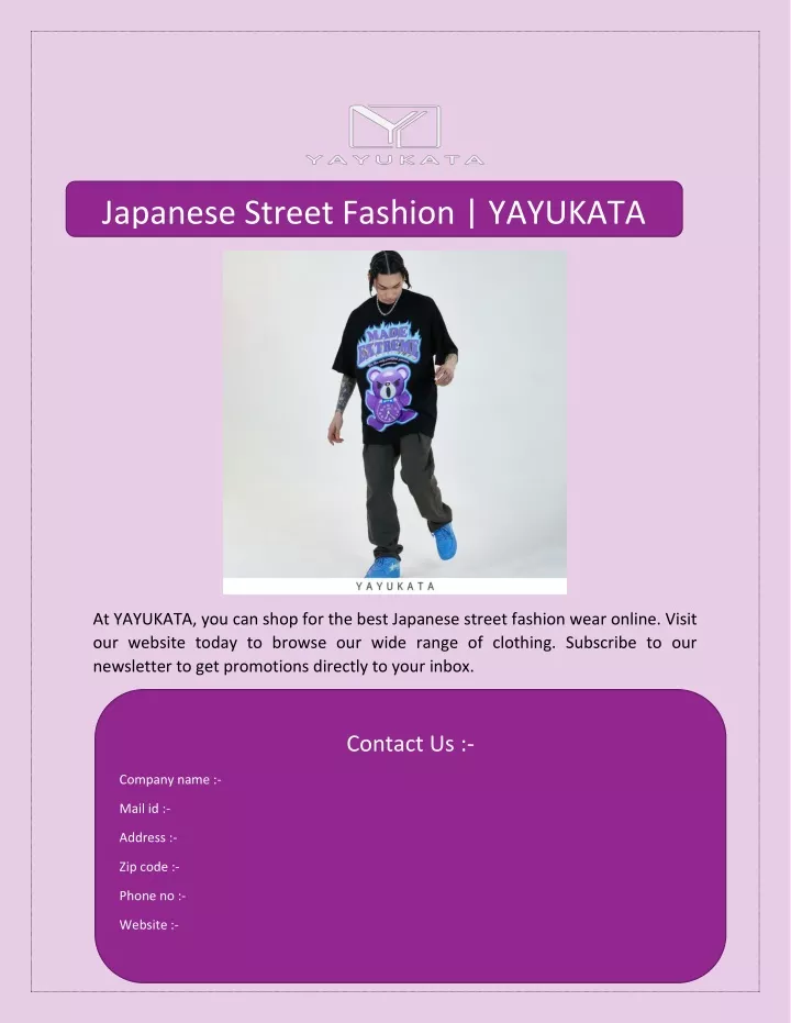 japanese street fashion yayukata