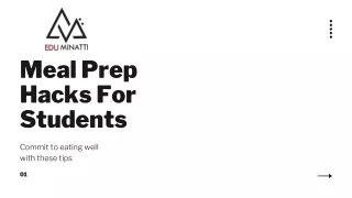 meal prep hacks for students