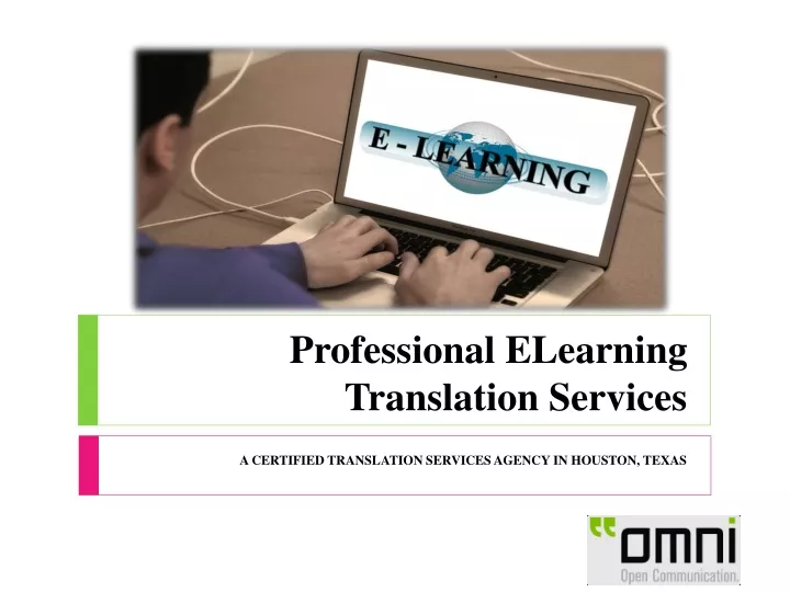 professional elearning translation services