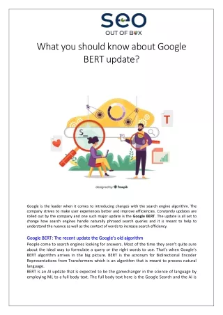 whatyoushouldknowaboutgoogle bertupdate