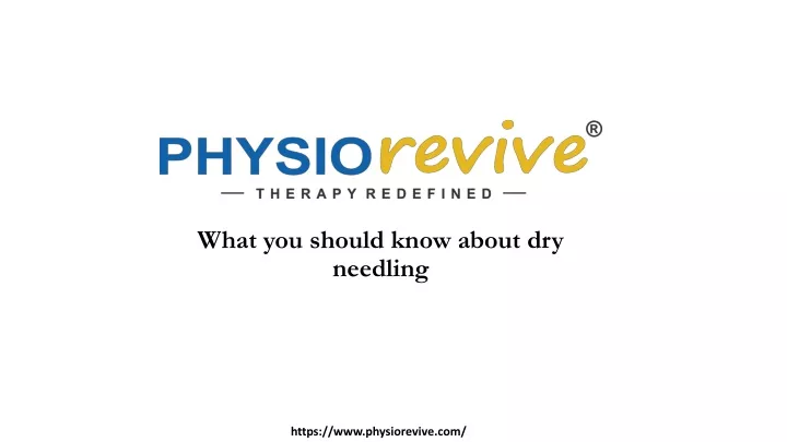 what you should know about dry needling