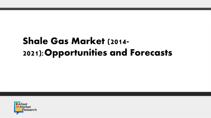 opportunity analysis and industry forecast 2016