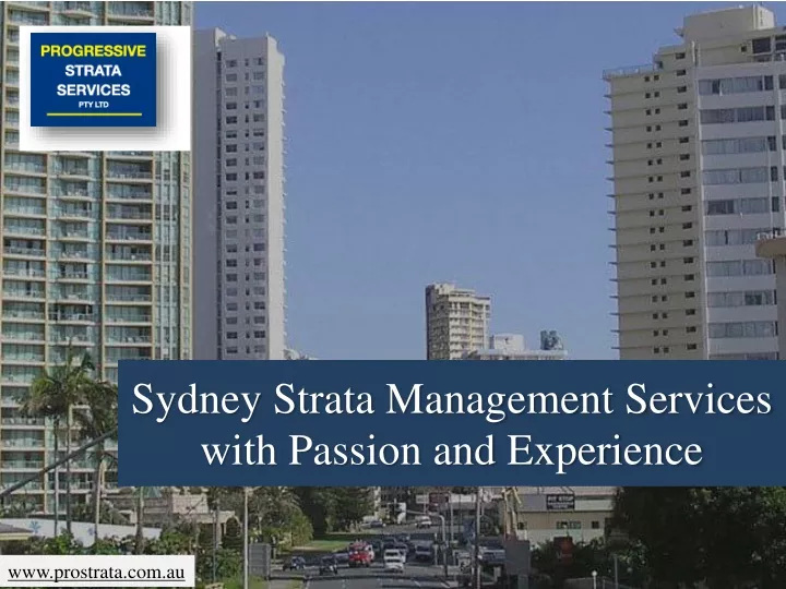 sydney strata management services with passion and experience