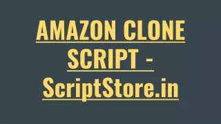 amazon clone script scriptstore in