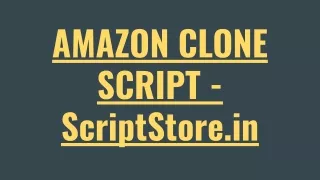amazon clone script scriptstore in