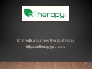 chat with a licensed therapist today https etherapypro com