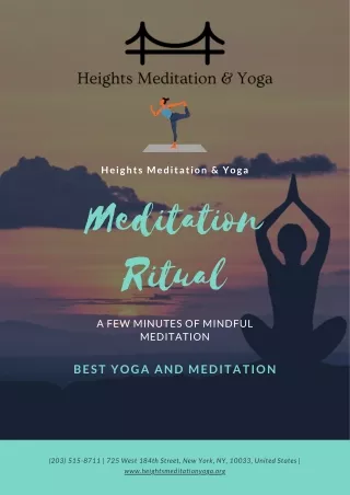 Mindful Meditation Ritual For You