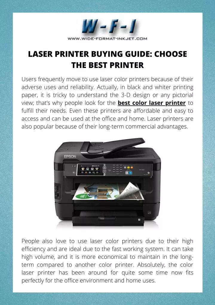 laser printer buying guide choose the best printer