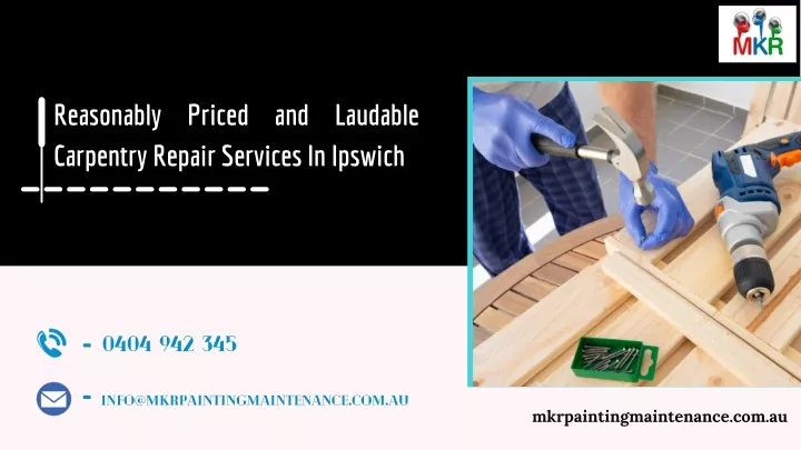 reasonably priced and laudable carpentry repair