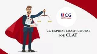 Online CG Express Crash Course For CLAT [2021]