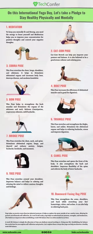 Top 10 yoga poses of Yoga