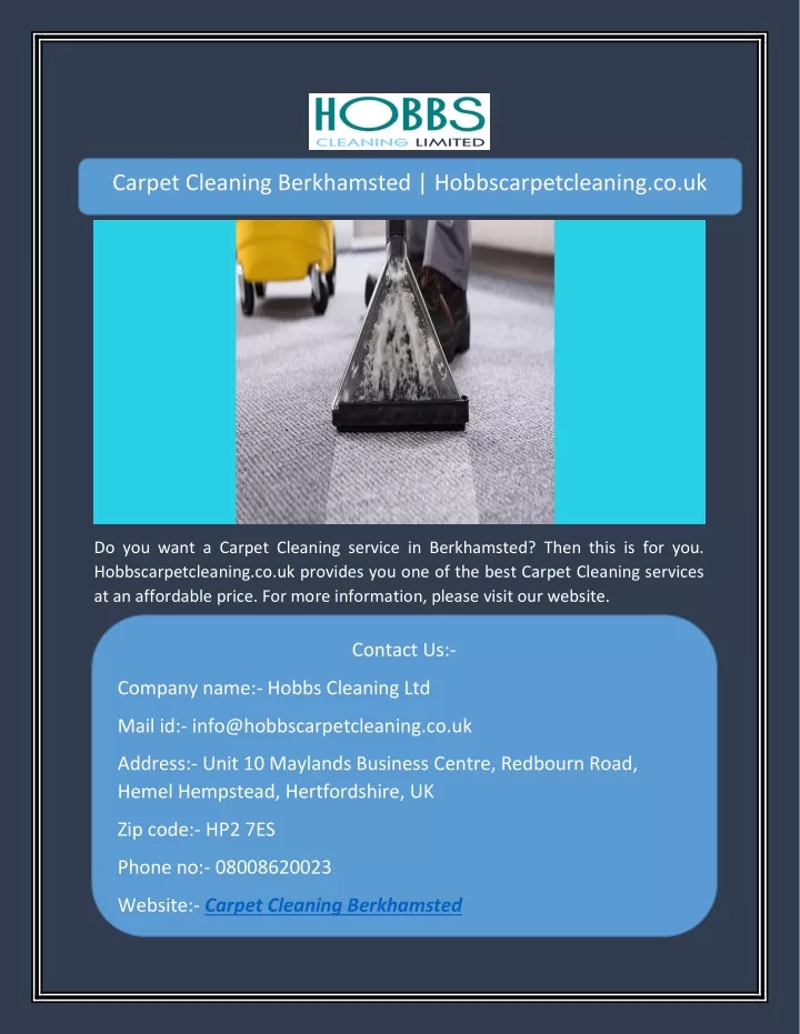 carpet cleaning berkhamsted hobbscarpetcleaning