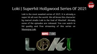Loki - Best Hollywood Series Of 2021
