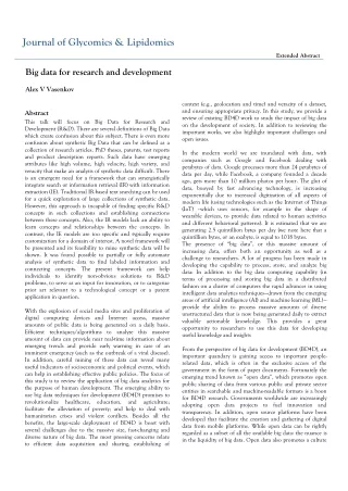 Journal of Glycomics & Lipidomics